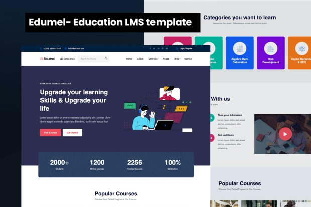 Edumel- Education LMS template