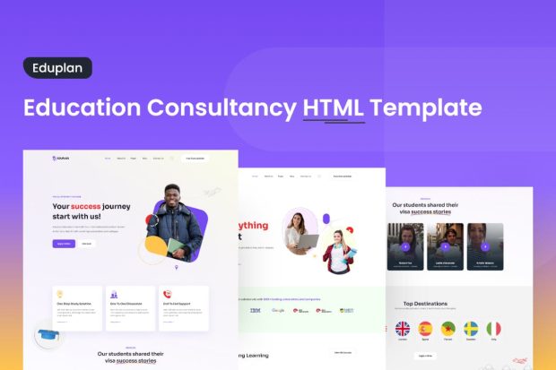 Eduplan - Education Consultancy HTML Template