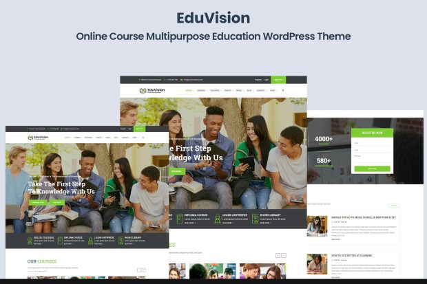 Eduvision - Online Course Education WordPress 1.0