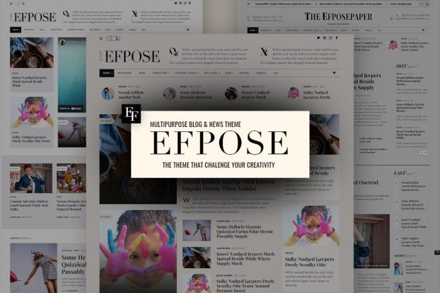 Efpose – Multipurpose Blog and Newspaper Theme 2.1.2