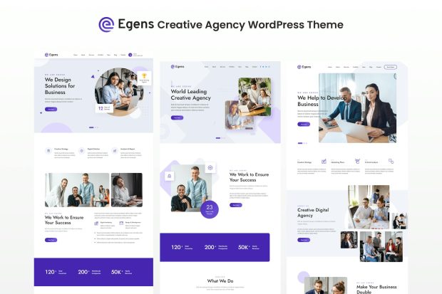 Egens - Creative Agency WordPress Theme 1.0