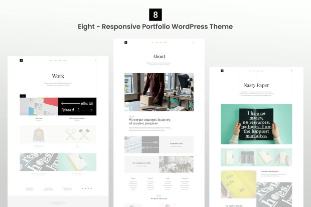 Eight - Responsive Portfolio WordPress Theme 1.0