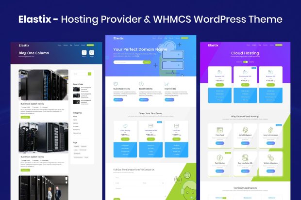 Elastix - Hosting Provider & WHMCS WordPress 1.0