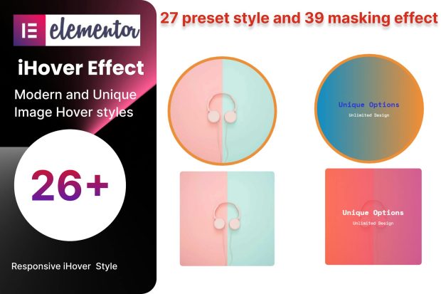 Elementor iHover effect addon 1.0