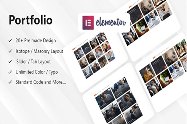 Elementor Portfolio Addon Wordpress Plugin 1.0.2