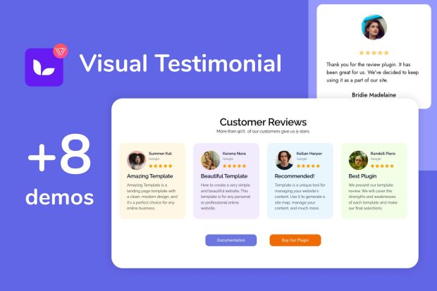 Elementor Visual Testimonial Addon 1.0.4