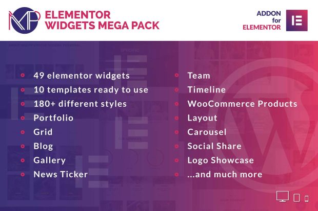 Elementor Widgets Mega Pack - Addons for Elementor 1.1