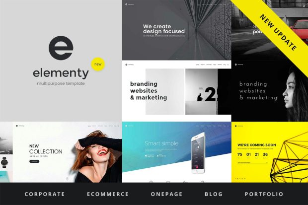 Elementy - Multipurpose One & Multi Page Template