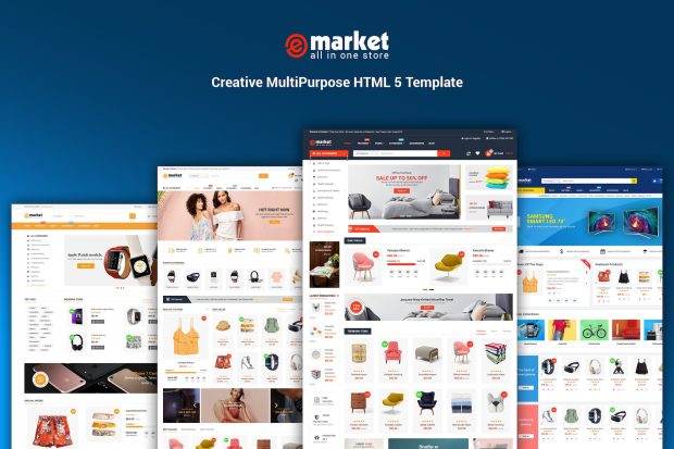 eMarket - Creative MultiPurpose HTML 5 Template