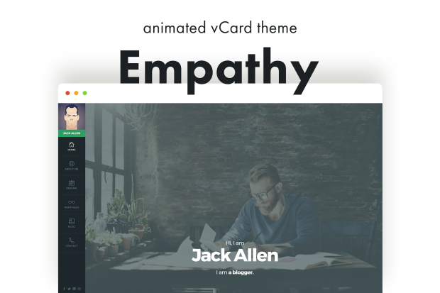 Empathy - Animated vCard WordPress Theme 1.4.8