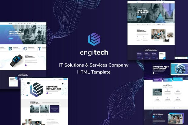 Engitech - IT Solutions & Services HTML5 Template