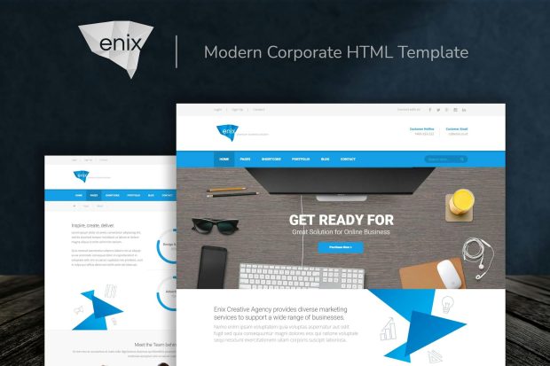 Enix - Modern Corporate HTML Template