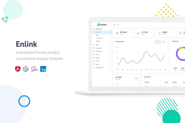 Enlink - Angular 12 Admin Template