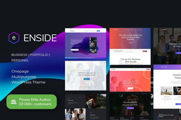 Enside - Multipurpose Onepage WordPress theme 1.5.1