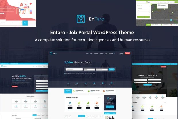 Entaro - Job Portal WordPress Theme 3.28