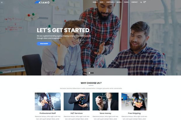 Enzio - Responsive Business WordPress Theme 1.1.4