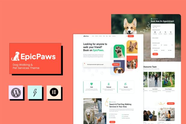 EpicPaws - Dog Walking & Pet Services Theme 1.3