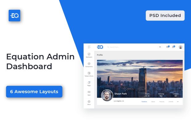 Equation - Responsive Admin Dashboard Template