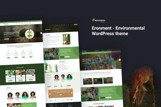 Eronment - Environmental WordPress theme 1.5