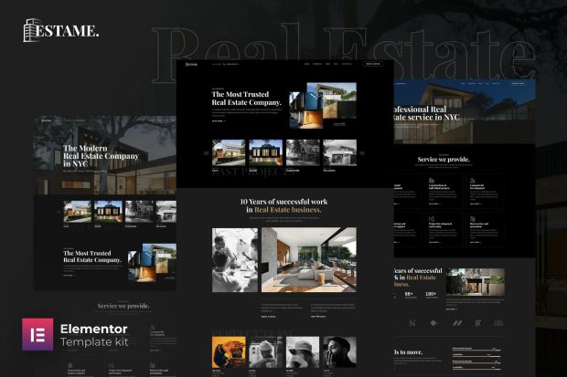 Estame - Real Estate Elementor Template Kit