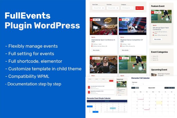 Event Plugin WordPress - FullEvents 1.2.0