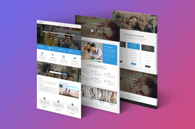 Events - Responsive Landing Page Template