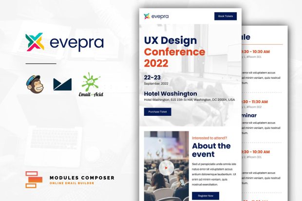 Evepra - Event / Conference Responsive Email