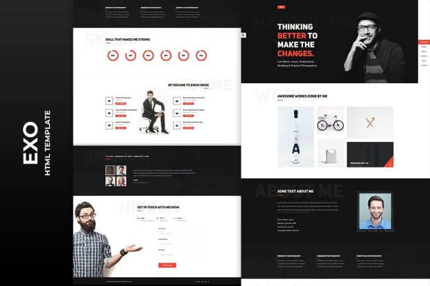 EXO - Personal Portfolio Template