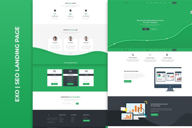 EXO | Seo Landing Page