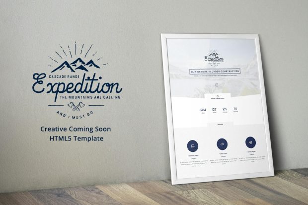 Expedition - Creative Coming Soon HTML5 Template