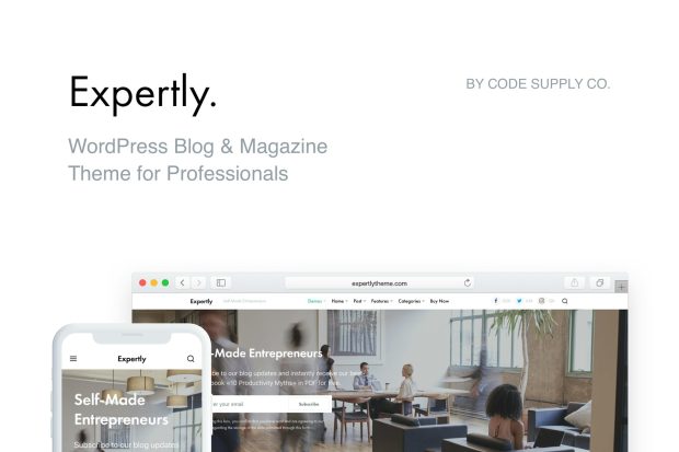 Expertly - WordPress Blog & Magazine Theme for Pro 1.8.4