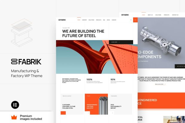 Fabrik - Manufacturing & Factory WordPress Theme 1.3