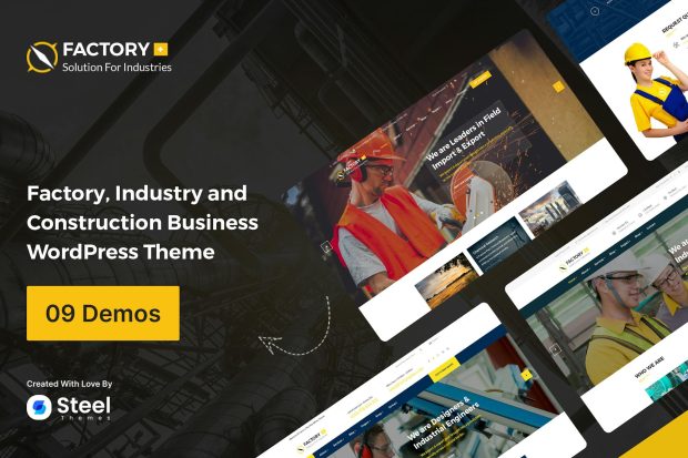 Factory Plus - Oil & Gas Industry WordPress Theme 1.5.8