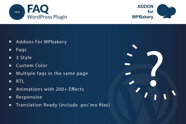 Faq - Addons for WPBakery Page Builder 1.0