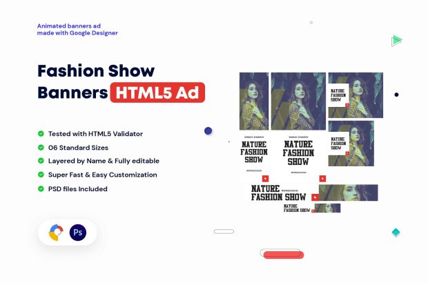 Fashion Show Banners HTML5 Ad