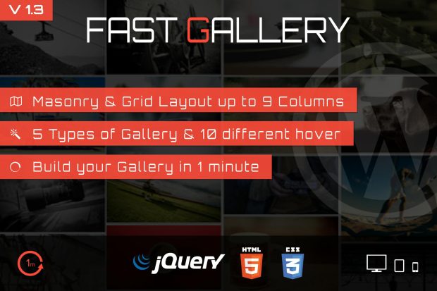 Fast Gallery - Premium Wordpress Plugin 2.0