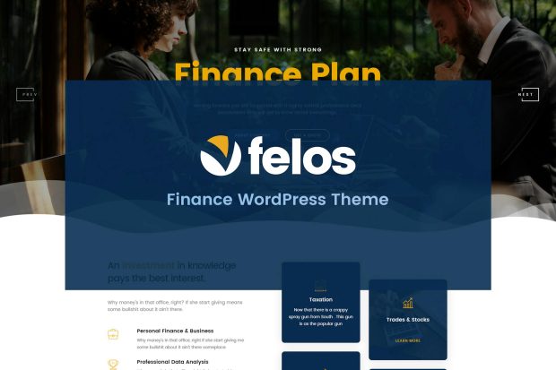 Felos - Finance WordPress Theme 1.1.1