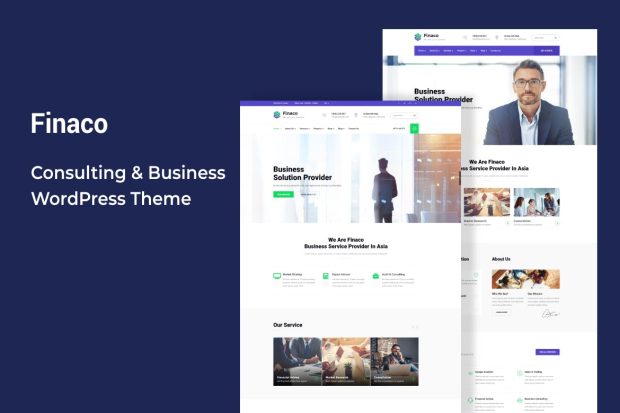 Finaco - Consulting & Business WordPress Theme 2.5