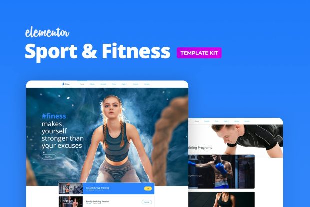 Finess – Fitness Elementor Template Kit