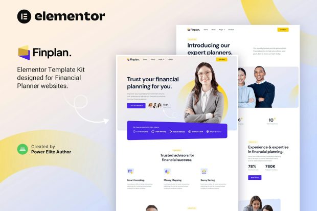 Finplan – Financial Planner & Advisor Elementor Template Kit