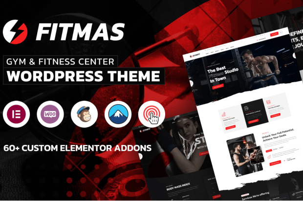 Fitmas - Gym & Fitness Center WordPress Theme 1.0.0