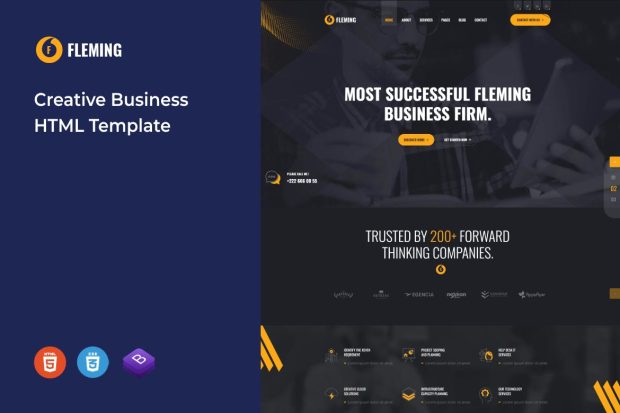 Fleming - Creative Business Services HTML Template