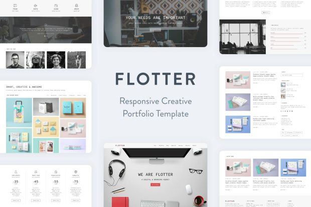 Flotter - Responsive Creative HTML5 Template