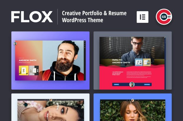 FLOX - Personal Portfolio & Resume WordPress Theme 1.2