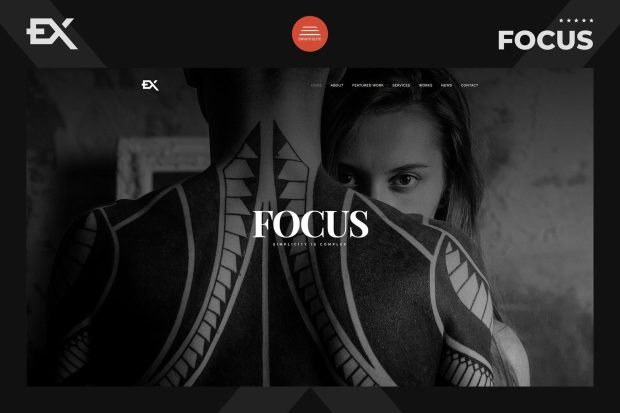 Focus - Photography Portfolio Template