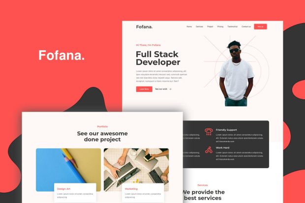 Fofana - Personal Portfolio Template