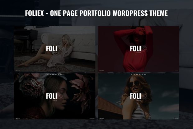 Foliex - One Page Portfolio WordPress Theme 1.0