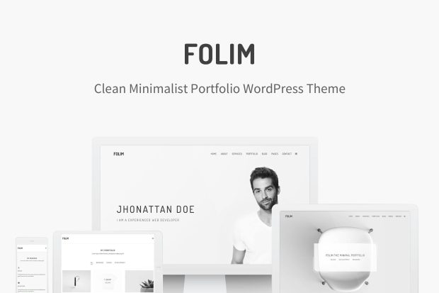 Folim - Clean Minimalist Portfolio WordPress Theme 2.0.1