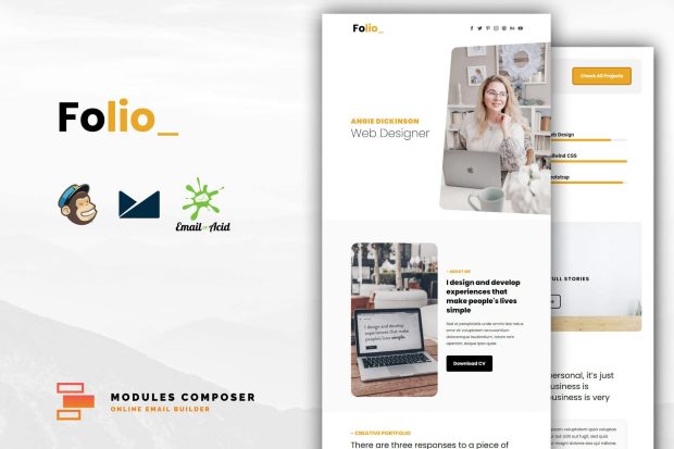 Folio - Portfolio Responsive Email Template