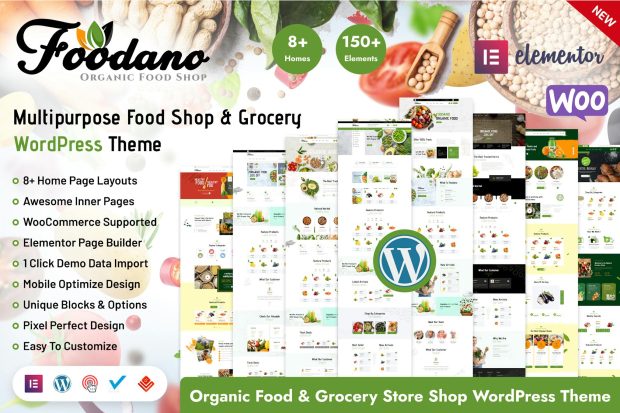 Foodano - Natural Food Shop WordPress Theme 1.0.1